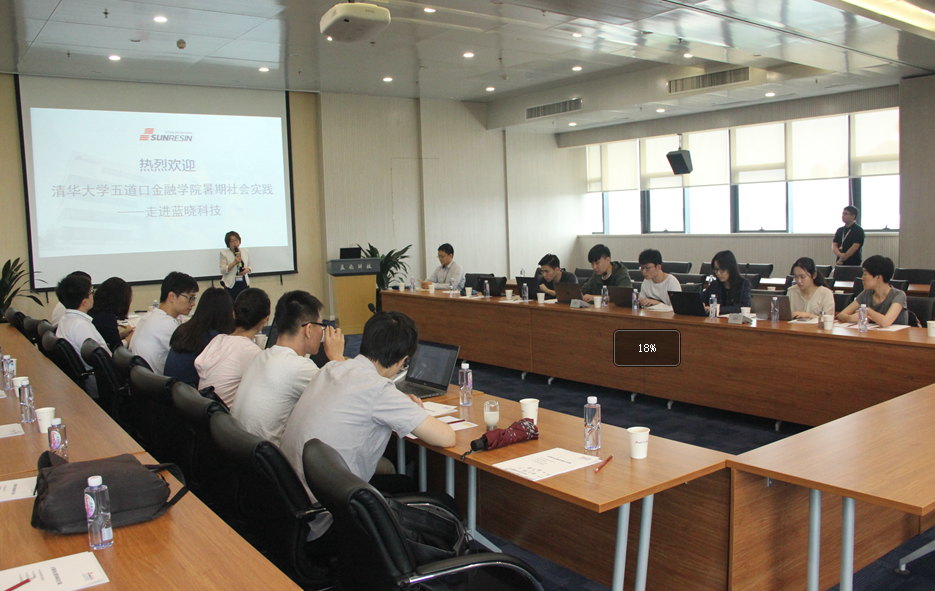 五路口金融学院来我司发展社会实际活动