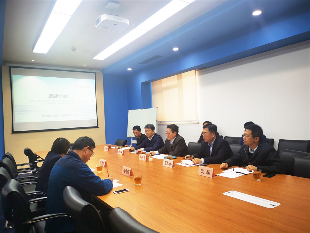延安市副市长高昕昱同道一行来公司调查领导工作