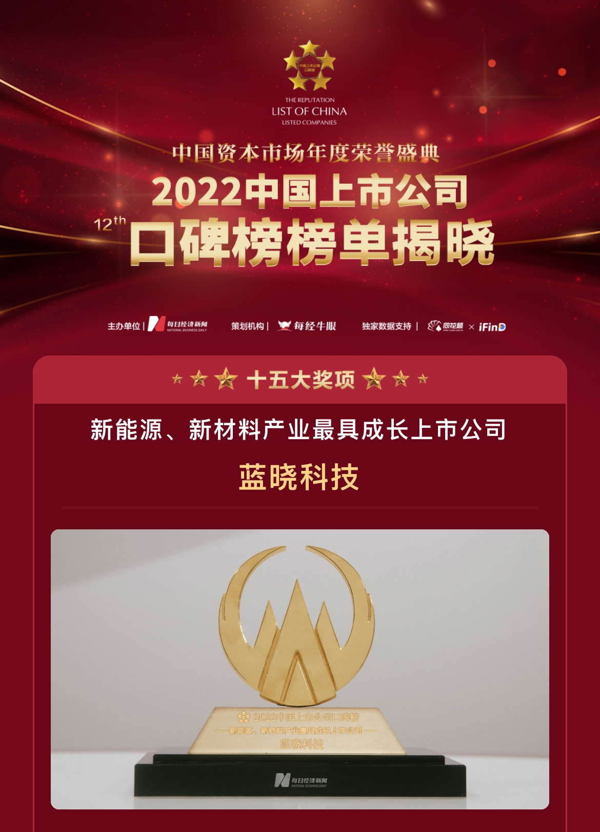 pp电子科技荣膺“第十二届中国上市公司口碑榜”两项大奖